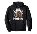 T Ball Teeball Nana Leopard Cheetah Hoodie - Custom Art Print Men Women